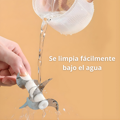 Mini Picadora Eléctrica Recargable 300 ml  One-Touch